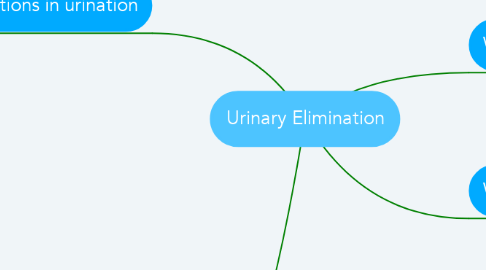 Mind Map: Urinary Elimination