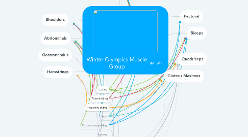 Mind Map: Winter Olympics Muscle Group