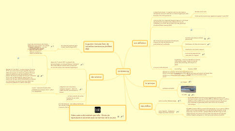 Mind Map: Le skimming