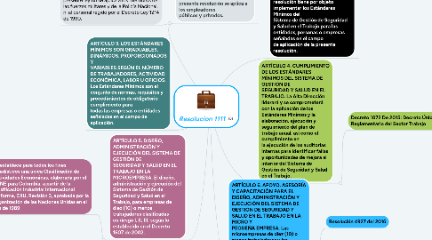 Mind Map: Resolucion 1111