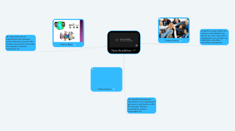 Mind Map: Tipos de publicos