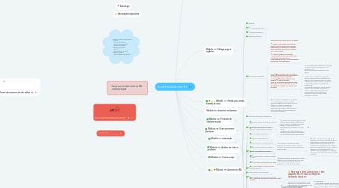 Mind Map: Curso Mercado Líder 3.0