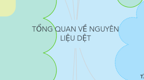 Mind Map: TỔNG QUAN VỀ NGUYÊN LIỆU DỆT