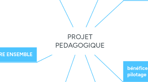 Mind Map: PROJET PEDAGOGIQUE