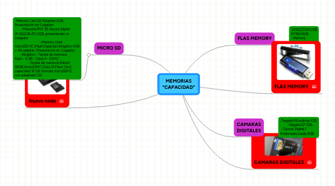 Mind Map: MEMORIAS "CAPACIDAD"