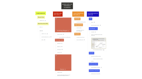 Mind Map: BIOMECANICA DE TENDONES Y LIGAMENTO