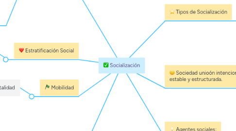 Mind Map: Socialización