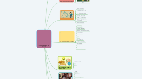 Mind Map: Why Is Hunger A Big Issue?