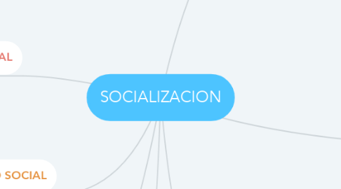 Mind Map: SOCIALIZACION