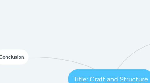 Mind Map: Title: Craft and Structure