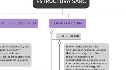 Mind Map: ESTRUCTURA SARC