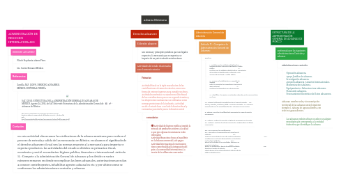 Mind Map: Aduana Mexicana