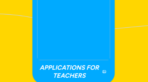 Mind Map: APPLICATIONS FOR TEACHERS