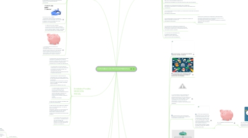 Mind Map: CONTABLES DE PROCEDIMIENTOS