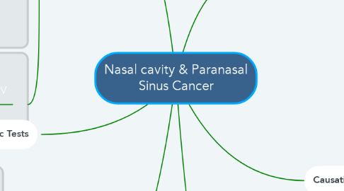 Mind Map: Nasal cavity & Paranasal Sinus Cancer