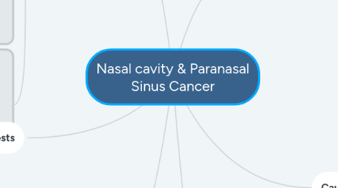 Mind Map: Nasal cavity & Paranasal Sinus Cancer