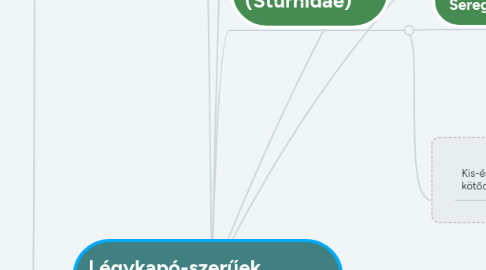 Mind Map: Légykapó-szerűek  (Muscicapoidea)