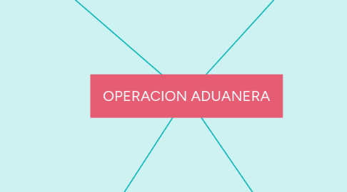 Mind Map: OPERACION ADUANERA