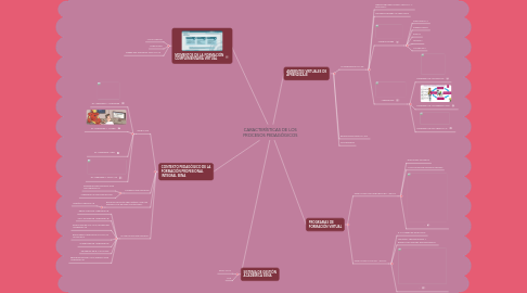 Mind Map: CARACTERÍSTICAS DE LOS PROCESOS PEDAGÓGICOS