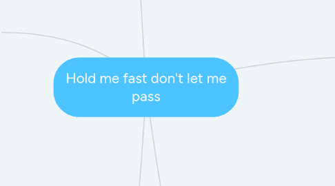 Mind Map: Hold me fast don't let me pass