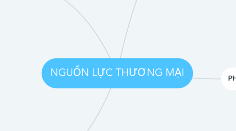 Mind Map: NGUỒN LỰC THƯƠNG MẠI