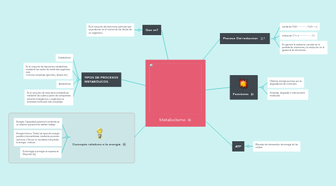 Mind Map: Metabolismo