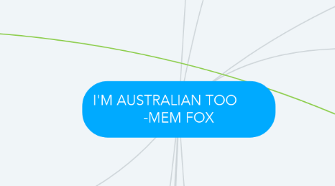 Mind Map: I'M AUSTRALIAN TOO -MEM FOX