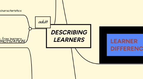 Mind Map: DESCRIBING LEARNERS