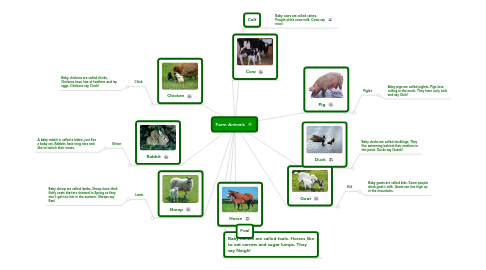 Mind Map: Farm Animals