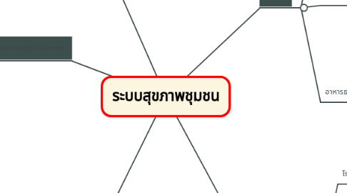 Mind Map: ระบบสุขภาพชุมชน