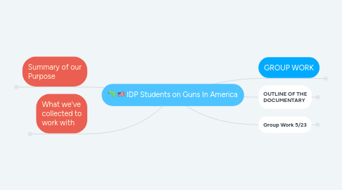 Mind Map: IDP Students on Guns In America