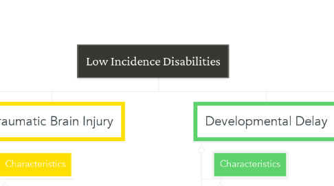Mind Map: Low Incidence Disabilities