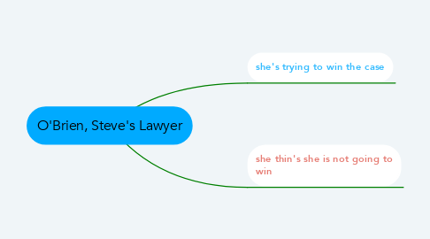 Mind Map: O'Brien, Steve's Lawyer