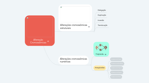 Mind Map: Alteração Cromossômicas