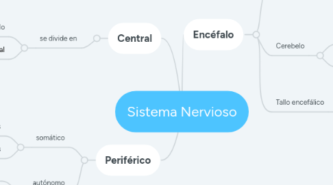 Mind Map: Sistema Nervioso