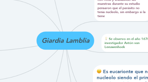 Mind Map: Giardia Lamblia