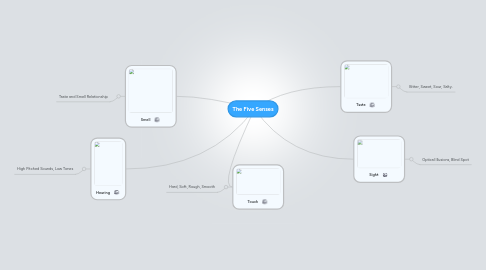 Mind Map: The Five Senses