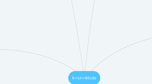 Mind Map: k<cn<klcds