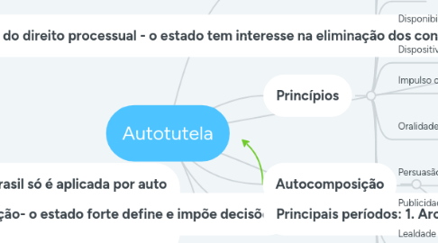 Mind Map: Autotutela