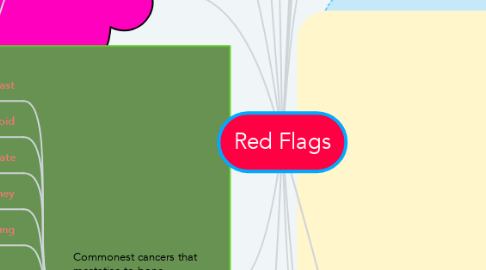 Mind Map: Red Flags