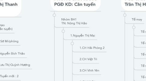 Mind Map: CHI NHÁNH THỜI TRANG TNG GIÁM ĐỐC Nguyễn Đức Mạnh