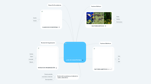 Mind Map: LOS ECOSISTEMAS