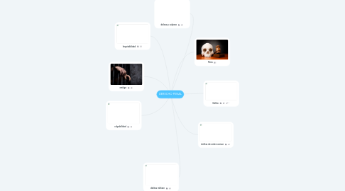 Mind Map: DERECHO PENAL