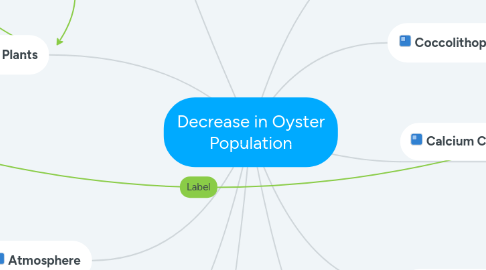 Mind Map: Decrease in Oyster Population