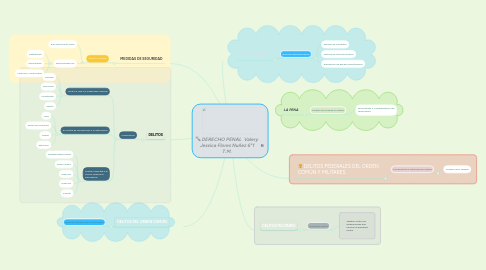 Mind Map: DERECHO PENAL Valery Jessica Flores Nuñez 6°1 T.M.