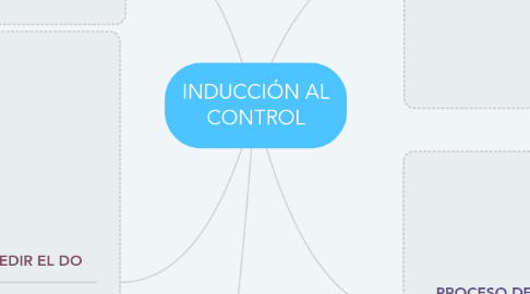 Mind Map: INDUCCIÓN AL CONTROL