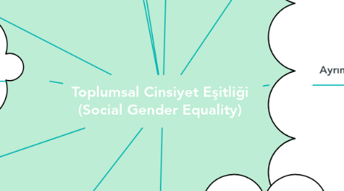 Mind Map: Toplumsal Cinsiyet Eşitliği (Social Gender Equality)