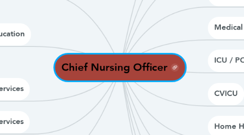 Mind Map: Chief Nursing Officer