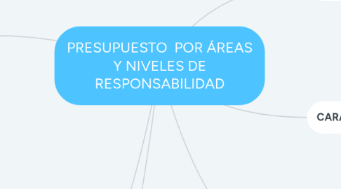 Mind Map: PRESUPUESTO  POR ÁREAS Y NIVELES DE RESPONSABILIDAD