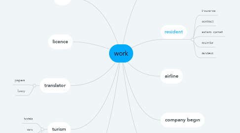 Mind Map: work